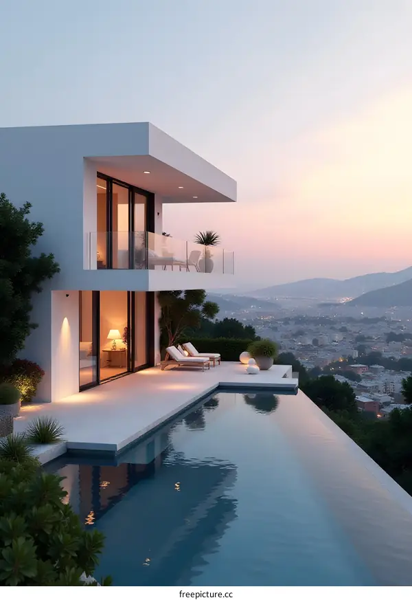 Modern Villa with Infinity Pool and Panoramic View