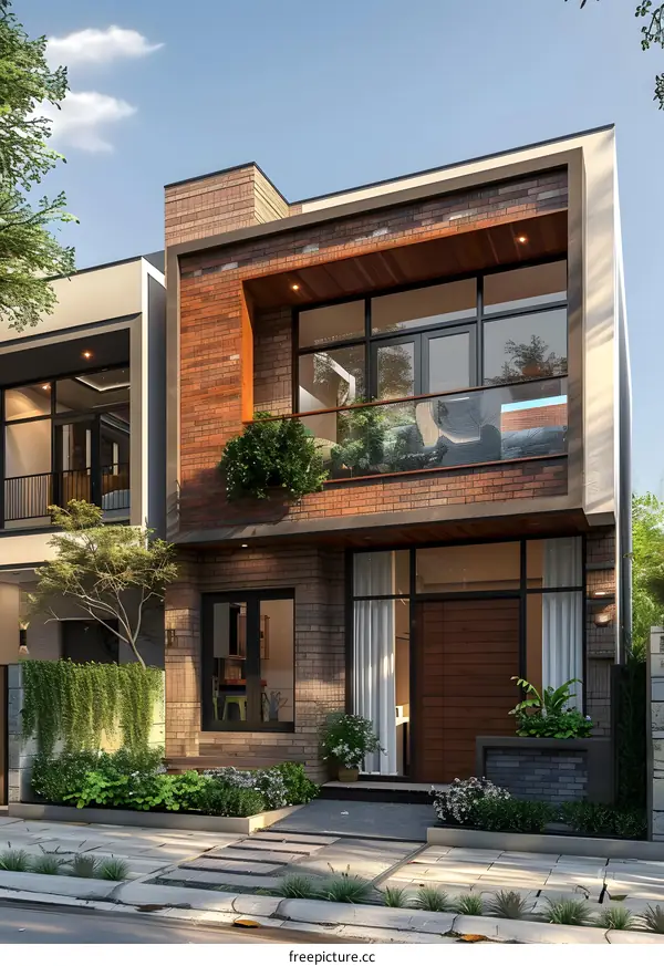 A modern style of townhouses