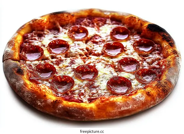 Delicious Pepperoni Pizza Close-Up