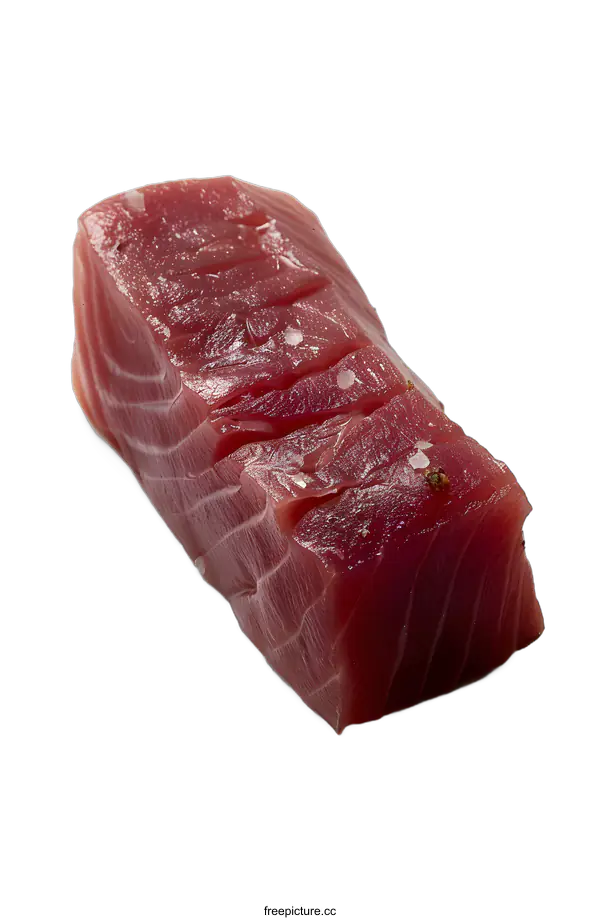 [Transparent Background PNG]Fresh Tuna Steak on White Background