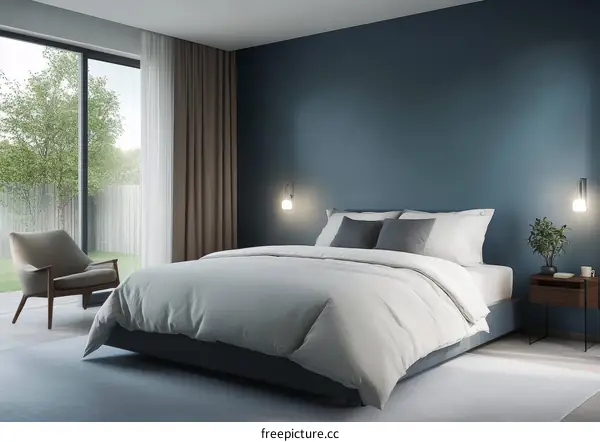 Modern Bedroom Interior Design with Cozy Atmosphere