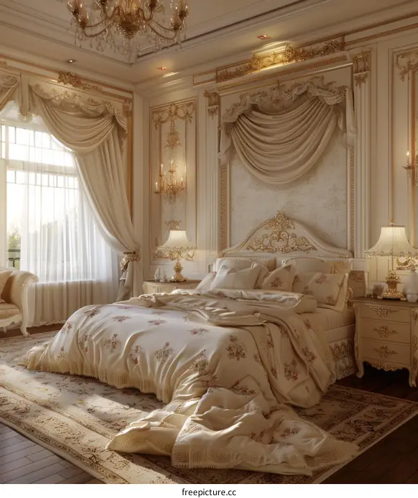 Elegant Classic Bedroom Interior Design