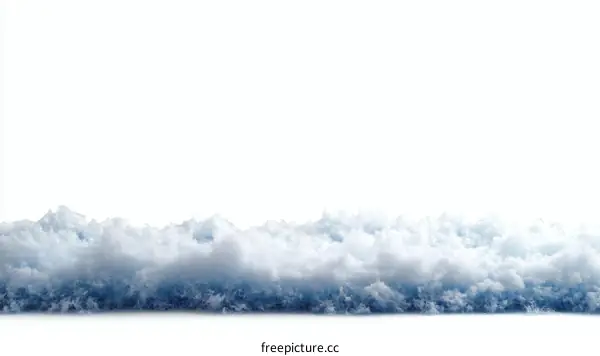 Winter Snow Border Design