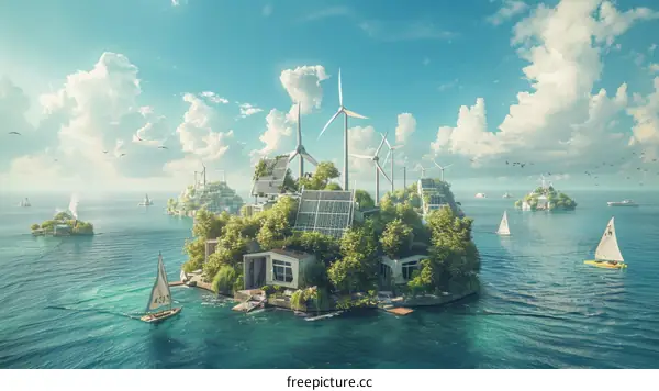 Sustainable Island Living with Renewable Energy