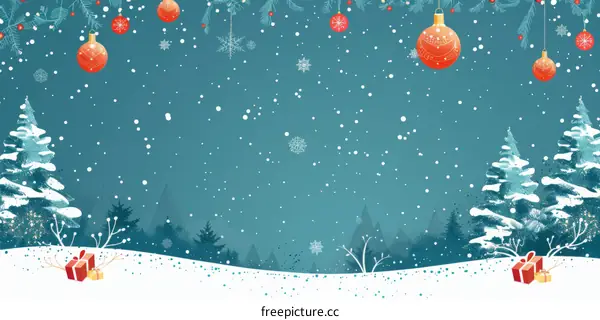 Christmas Snowflakes飘飘飘Under the Christmas Tree