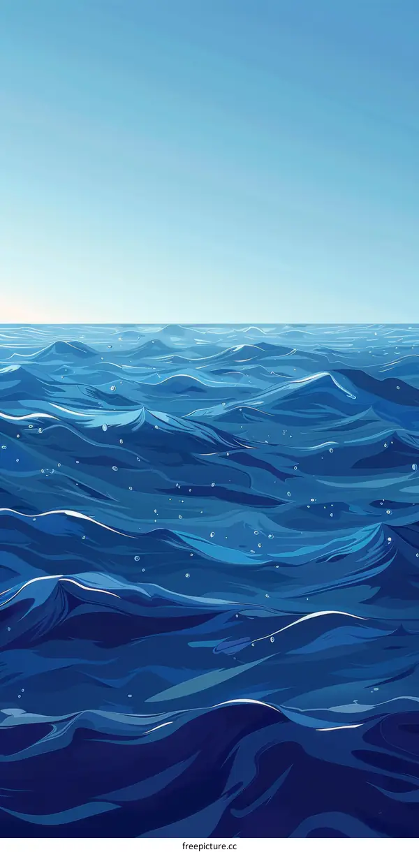 Into the Blue Profound of the Ocean's Abyss