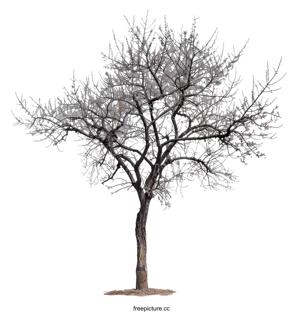 [Transparent Background PNG]Bare Tree Isolated on White Background