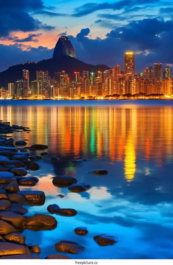 Sugarloaf Mountain and Guanabara Bay, Rio de Janeiro, Brazil