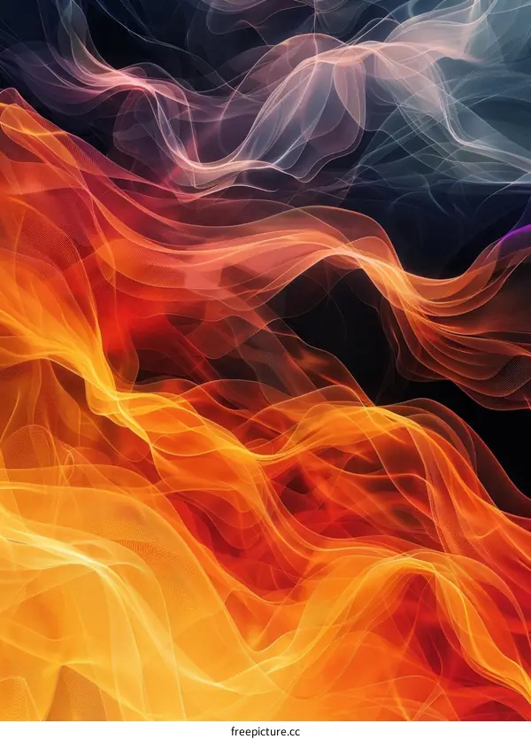 Abstract Flowing Lines Background
