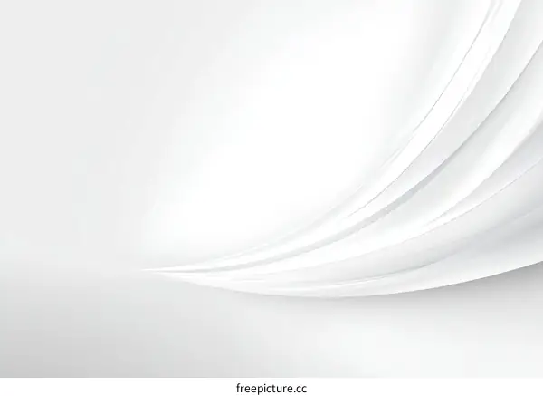 Abstract White Flowing Lines Background Design