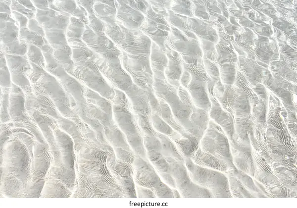 Abstract Light Ripples Underwater