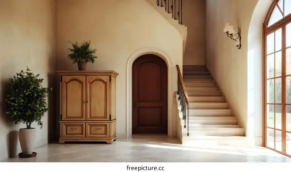 Elegant Italian Style Hallway Interior Design