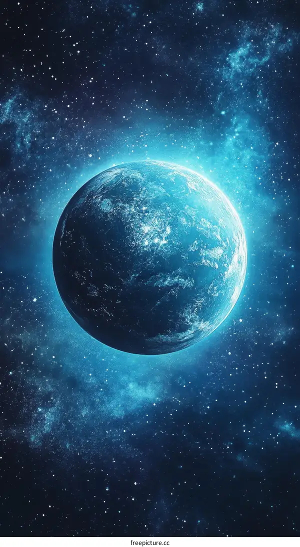 Amazing Planet in the Deep Space