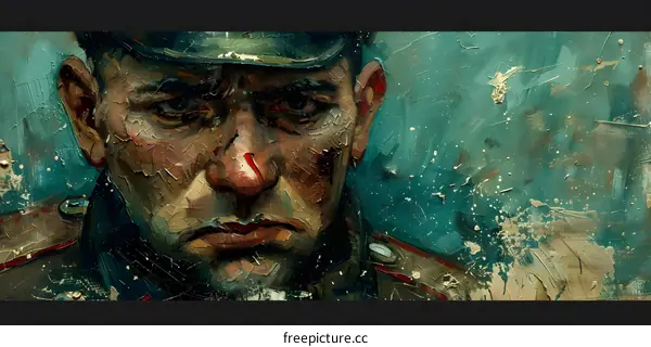 Portrait of a soldier