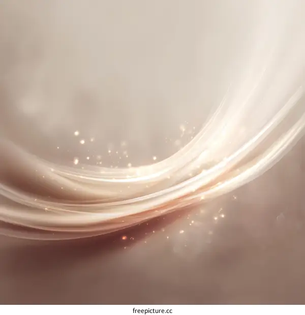 Abstract Elegant Beige Background with Soft Curves