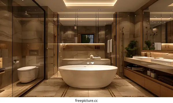 Luxury Hotel Bathroom