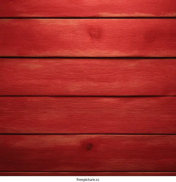 Red Wood Plank Background Texture