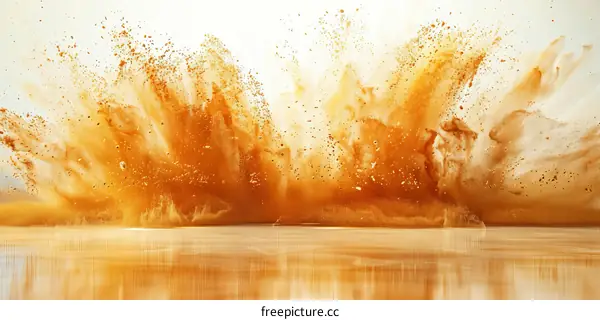 Coffee Explosion in Super Slow Motion: A Study in Physics and Art
