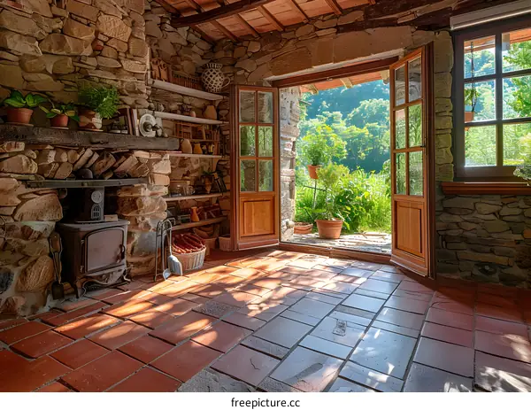 Rustic Italian Farmhouse Kitchen