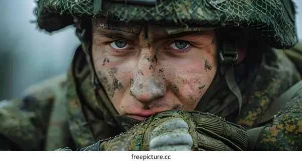 Portrait of a soldier