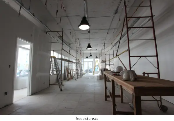 Under Construction Interior Renovation Project