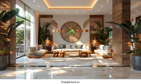 Luxury Hotel Lobby Interior Design