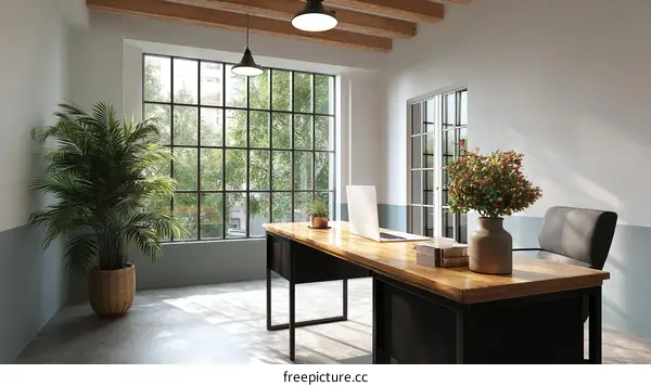 Modern Industrial Office Interior Design