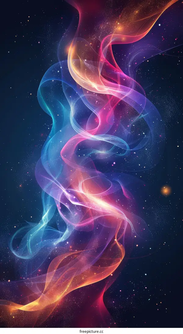 Celestial Nebula: A Vibrant Tapestry in Space