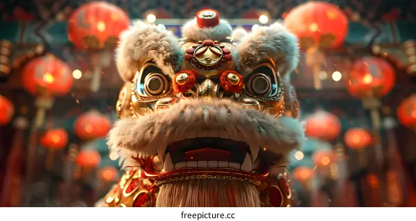 Lion dance