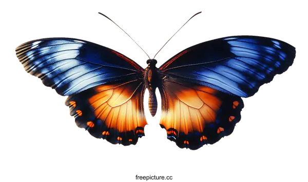 [Transparent Background PNG]Beautiful Butterfly Wings Close Up Photo