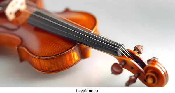 Close-up of a violin