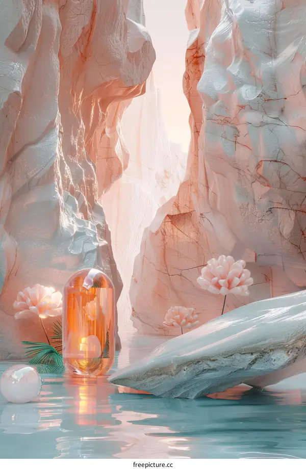 Abstract Pastel Canyon Capsule