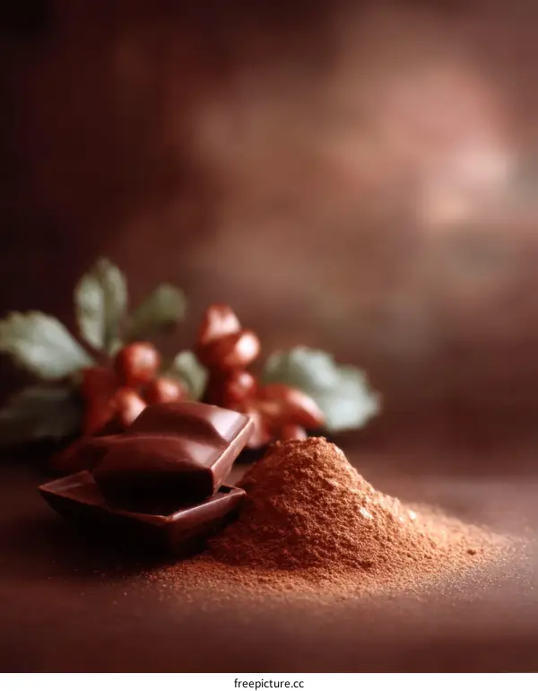 Dark Chocolate and Cocoa Powder Composition