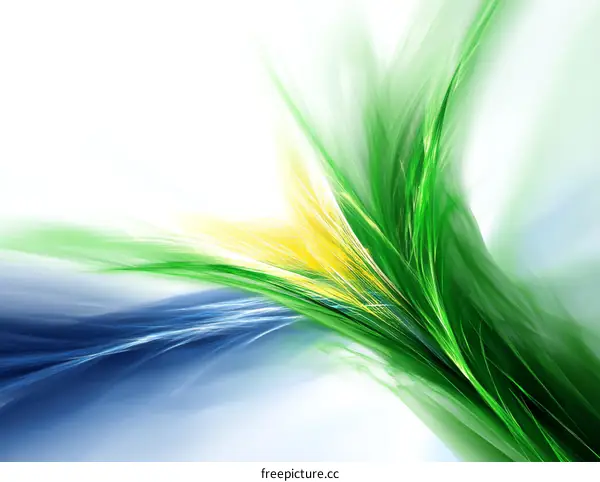 Abstract Colorful Floral Design