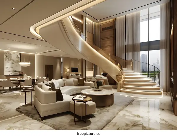 Luxury apartment interior