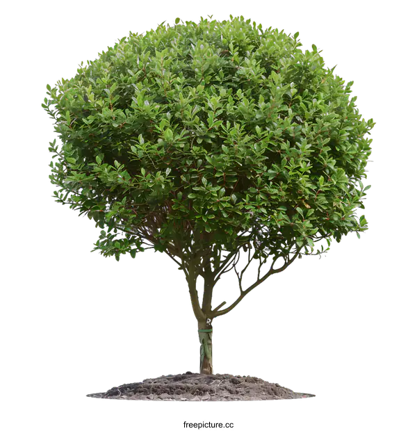 [Transparent Background PNG]Green Tree Isolated On White Background
