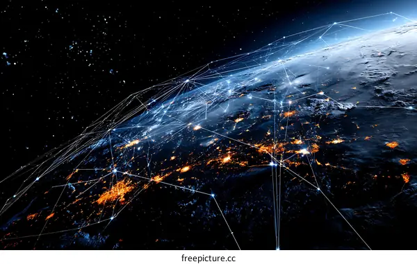 Global Network Connections and the Earth