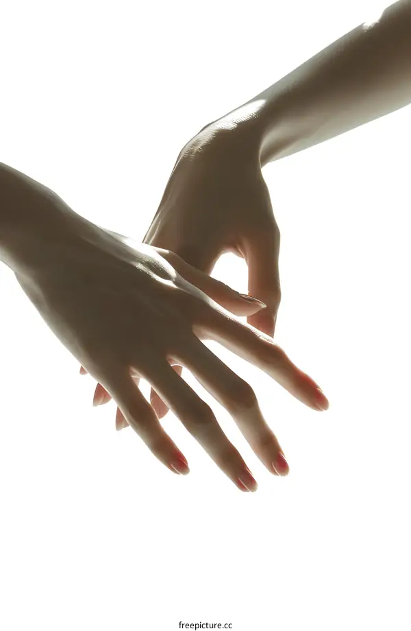 Two Hands Intertwined