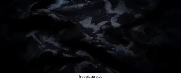 Dark Fabric with Abstract Camo Pattern