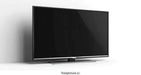 Modern Flat Screen Television Display