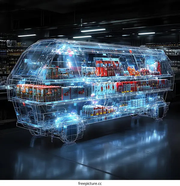 Automated Grocery Cart Visualization