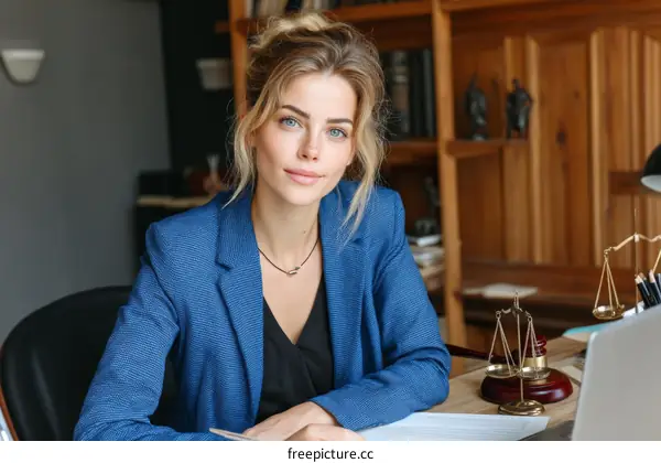 Confident Business Woman in a Professional Office Setting