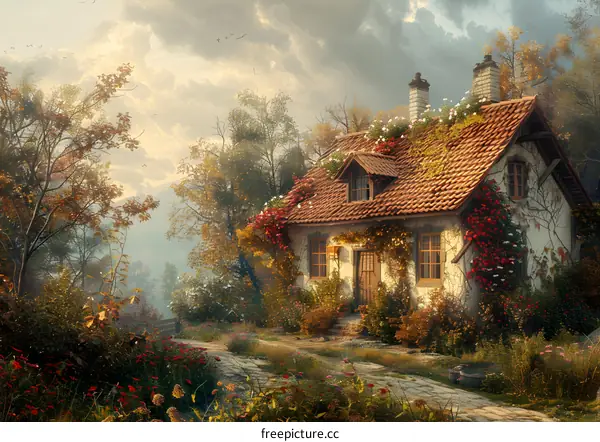 cottage in the woods