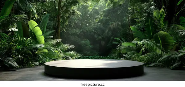 Jungle Forest Empty Stage Showcase