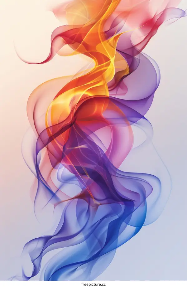Abstract Background Design with Vibrant Colors and Dynamic Flow