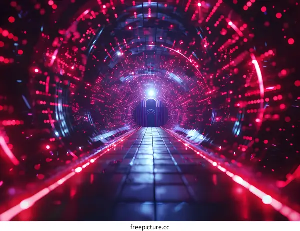 Futuristic Sci-Fi Tunnel