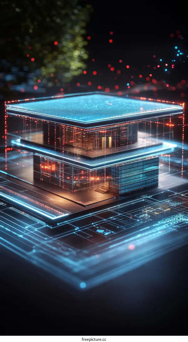 Futuristic Architectural Design Visualization