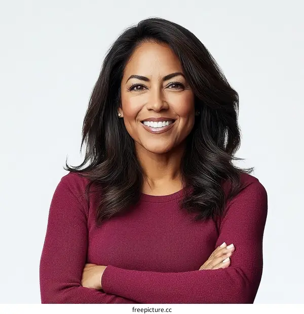 Confident Woman Portrait with a Positive Expression