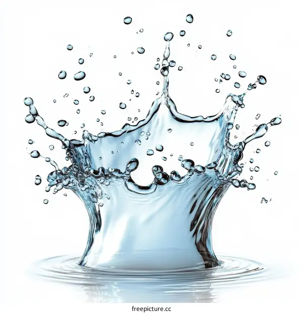 Water Splash Artful and Dynamic