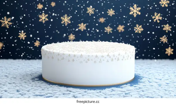 Winter Wonderland Cake Display